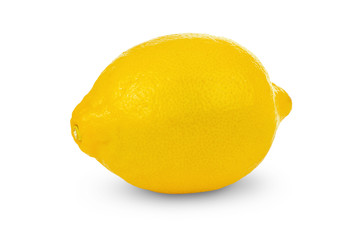 fresh lemon  isolated on white background
