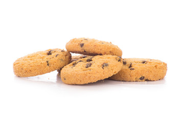 Biscuits isolated on white background