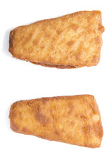 Fried Fish isolated on white