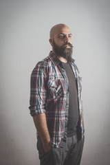 Fototapeta premium Portrait of young man standing indoors