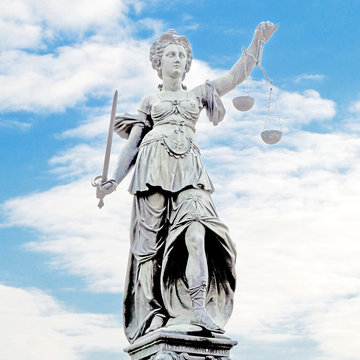 Justitia - die personifizierte Gerechtigkeit