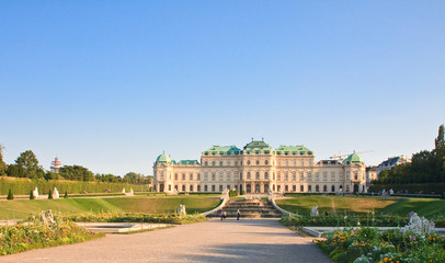 Naklejka premium Upper Belvedere Palace. Vienna. Austria