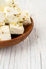 Diced feta cheese