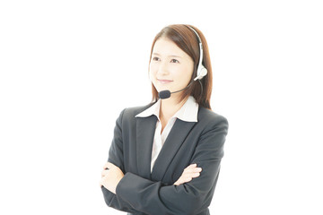 笑顔のオペレーター