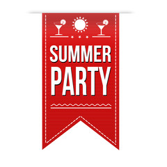 Summer party banner
