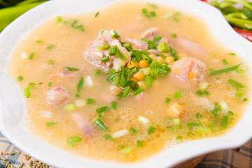 Pig's trotters soup