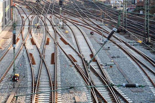 railway track lines