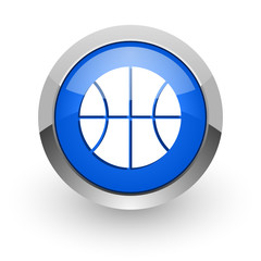 ball blue glossy web icon