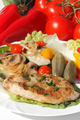 Gegrilltes Putenschnitzel