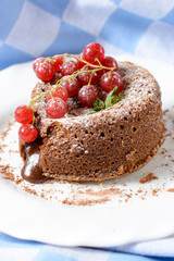 Sweet chocolate cake