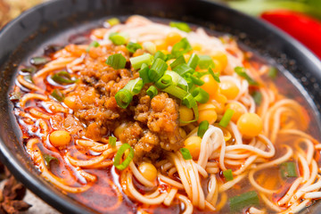 stretched noodles