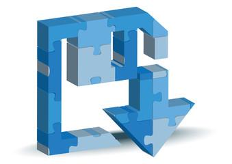 download icon in puzzle