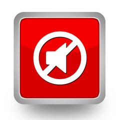 BOUTONS CARRES COLLECTION ROUGE