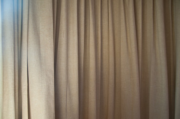 Abstract images of theatre curtains up close