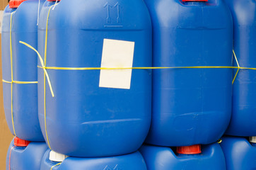 sell of blue plastic gallon