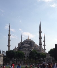 Fototapeta na wymiar blue mosque in istanbul 