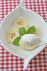 バナナヨーグルト