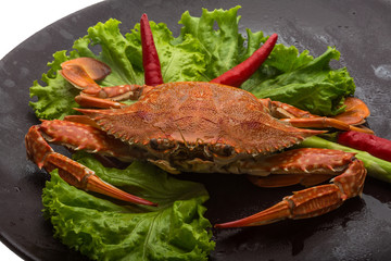 Boiled crab