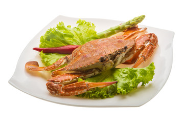 Boiled crab