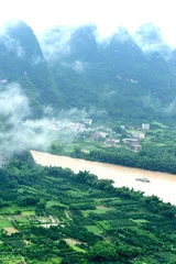 Afwasbaar fotobehang landscape in yangshuo,guilin,china © lzf
