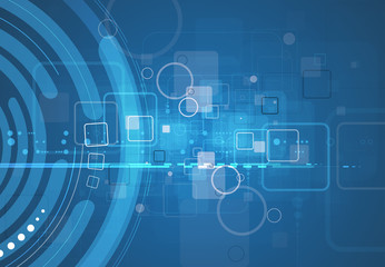 abstract structure circuit computer cube technology business bac