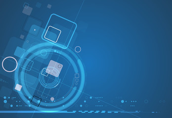 abstract structure circuit computer cube technology business bac