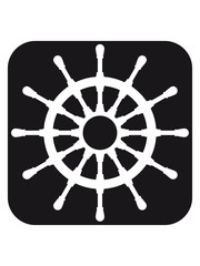 Steuerrad Logo Button