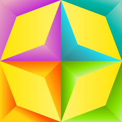 Colorful abstract design