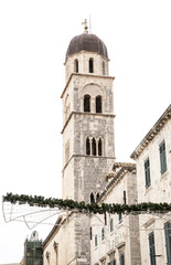 Bell Tower and Sponza's palace in Dubrovnik