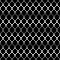 Naklejka premium Steel Wire Mesh Seamless Background. Vector