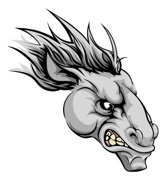 Horse mascot character