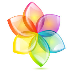 Abstract flower design