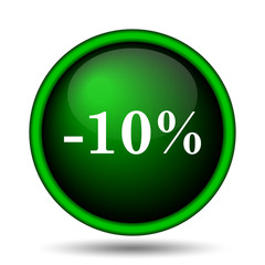 10 percent discount icon