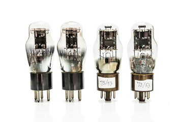 Vacuum electronic preamplifier tubes