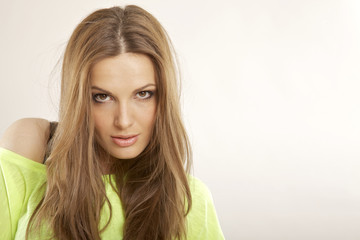 Fototapeta premium portrait beautiful brunette