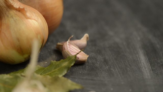 Onions and garlic 