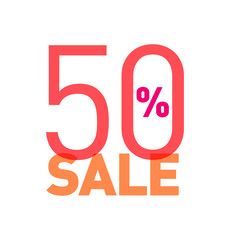 Sale typography