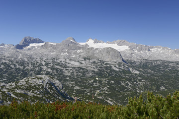 Dachstein - Krippenstein - Blick zum Hohen Dachstein