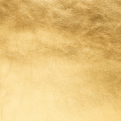 Golden color leather