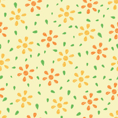 seamless colorful floral background