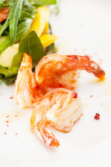 salad with shrimps