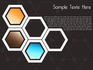 Obraz na płótnie Canvas Nano Technology. Polygon vector infographic