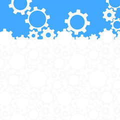 Abstract gear background. Vector illustration