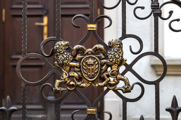 Fototapeta premium lions of Gdansk