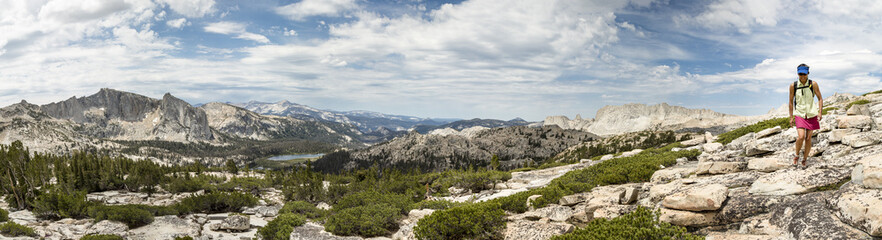 Fototapeta premium Female hiker.