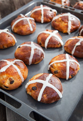 Easter hot cross buns