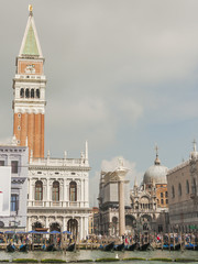 Venedig, Altstadt, San Marco, Markusturm, Gondel, Italien