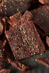 Dried Peppered Beef Jerky