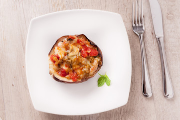 Melanzane ripiene cotte al forno