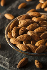 Raw Organic Brown Almonds